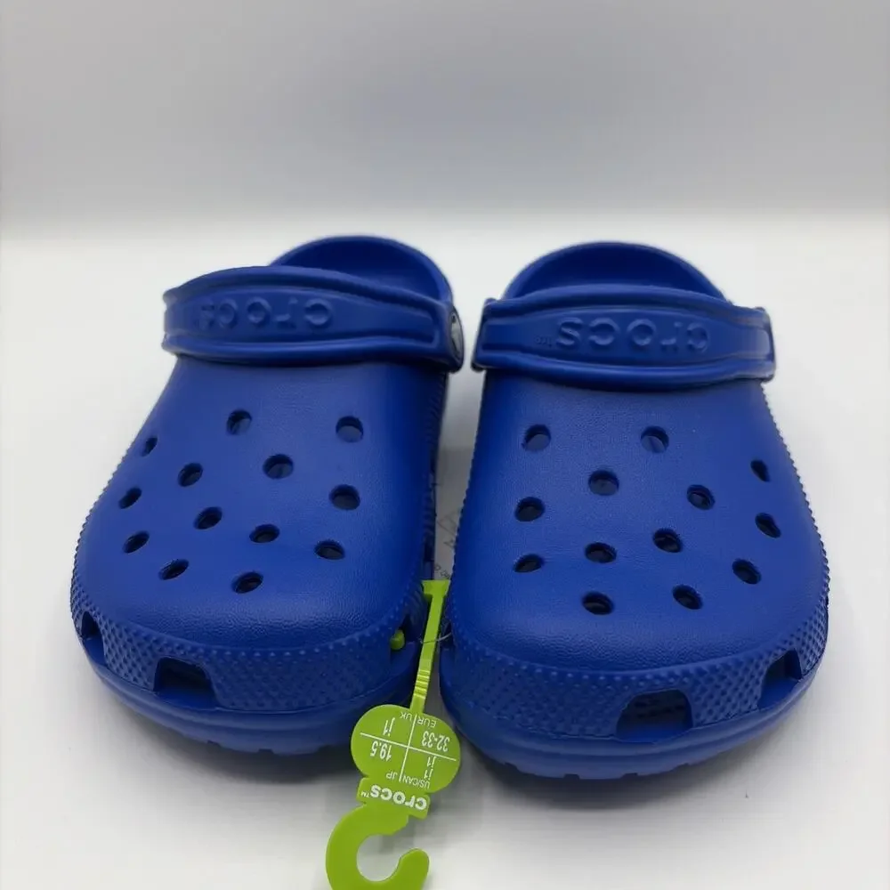 Crocs Blue Kids Classic Clog 206991 Size J1 Slip On NWT